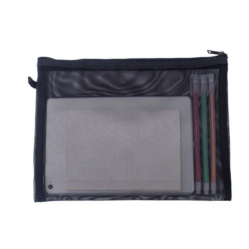 YONBEN Mesh Cosmetic Bag - 3 Size Mesh Makeup Bag Set - Nylon, Waterproof - Organizing Bags, Purse Organizer Pouches with Zipper - Image 1